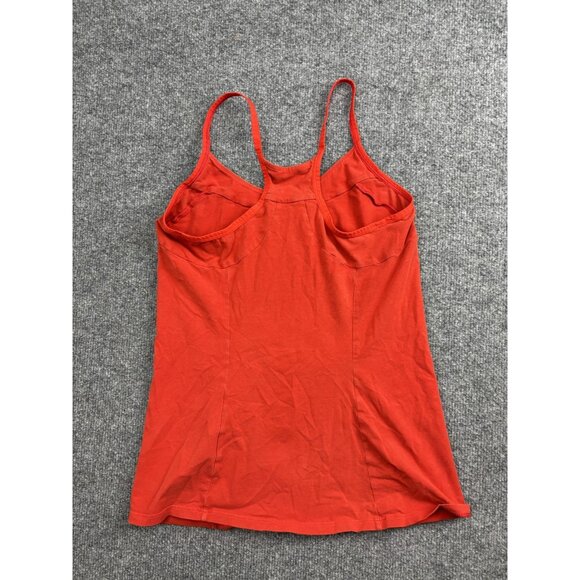 Arc'teryx Tank Top Womens Medium Red Camisole Built-In Shelf Bra Stretch Logo - Picture 6 of 8